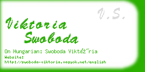 viktoria swoboda business card
